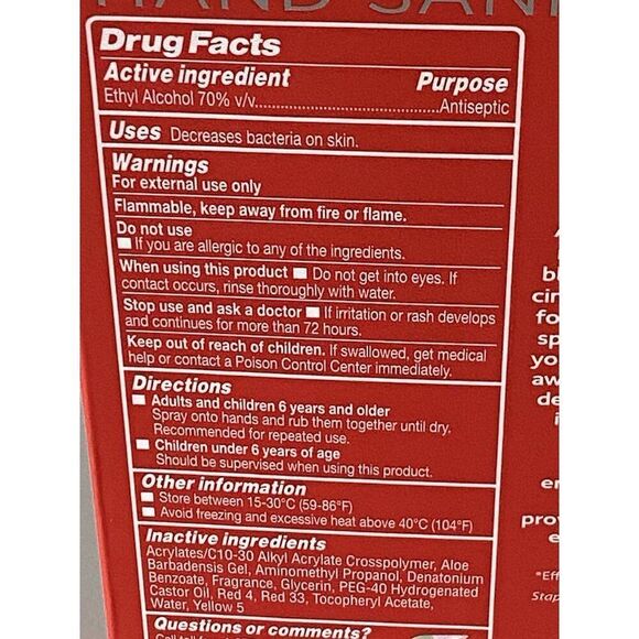 Smart Care Scented Hand Sanitizer Spray 1 Fl Oz Pumpkin Spice Hydrating NEW - Picture 9 of 12